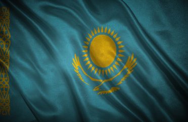 flag of Kazakhstan